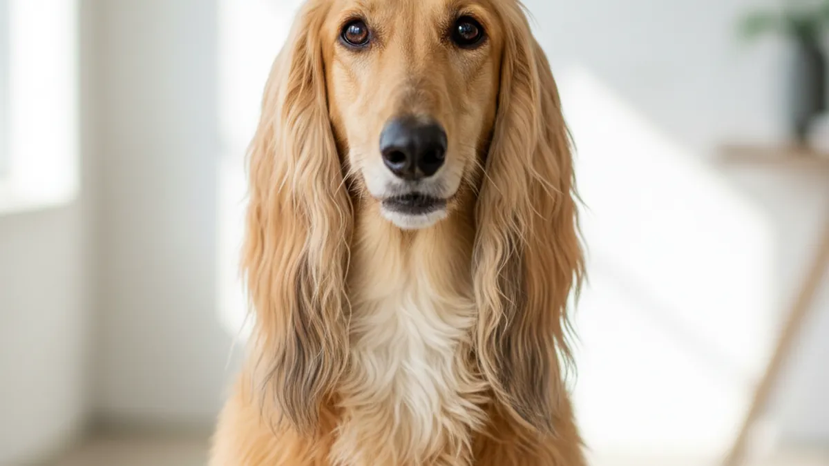 Afghan Hound dog