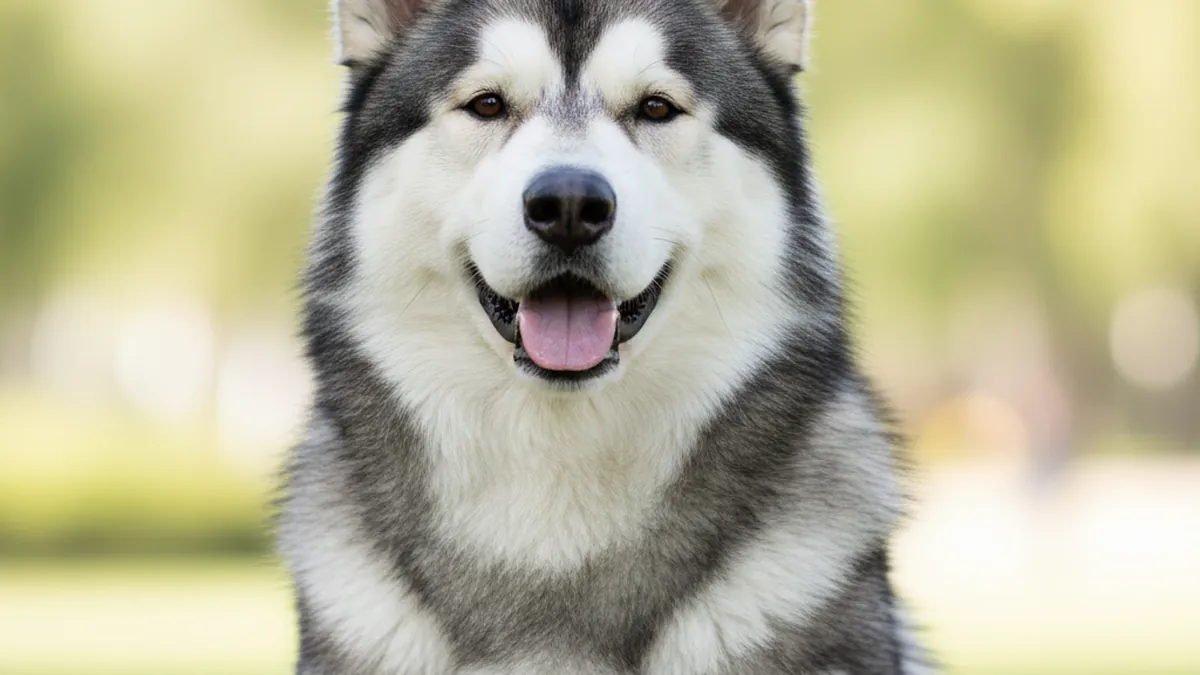 Alaskan Malamute dog