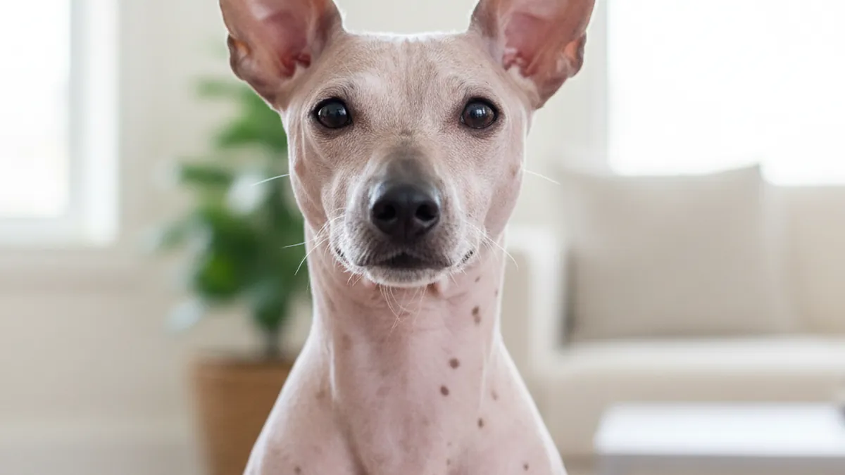 American Hairless Terrier dog