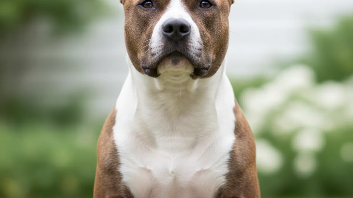 American Staffordshire Terrier dog