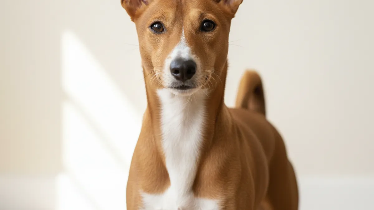 A Basenji dog