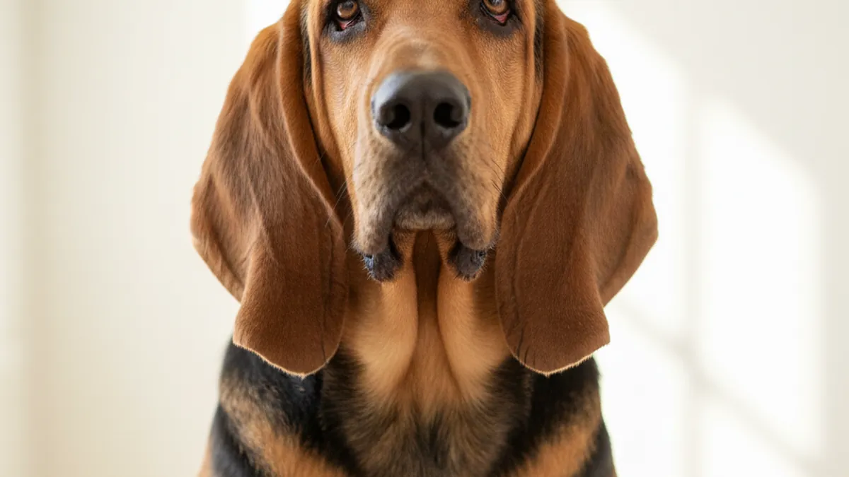 Bloodhound dog