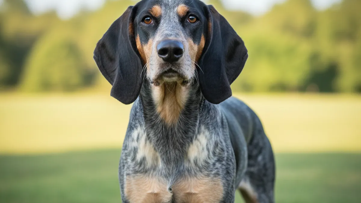 Bluetick Coonhound dog