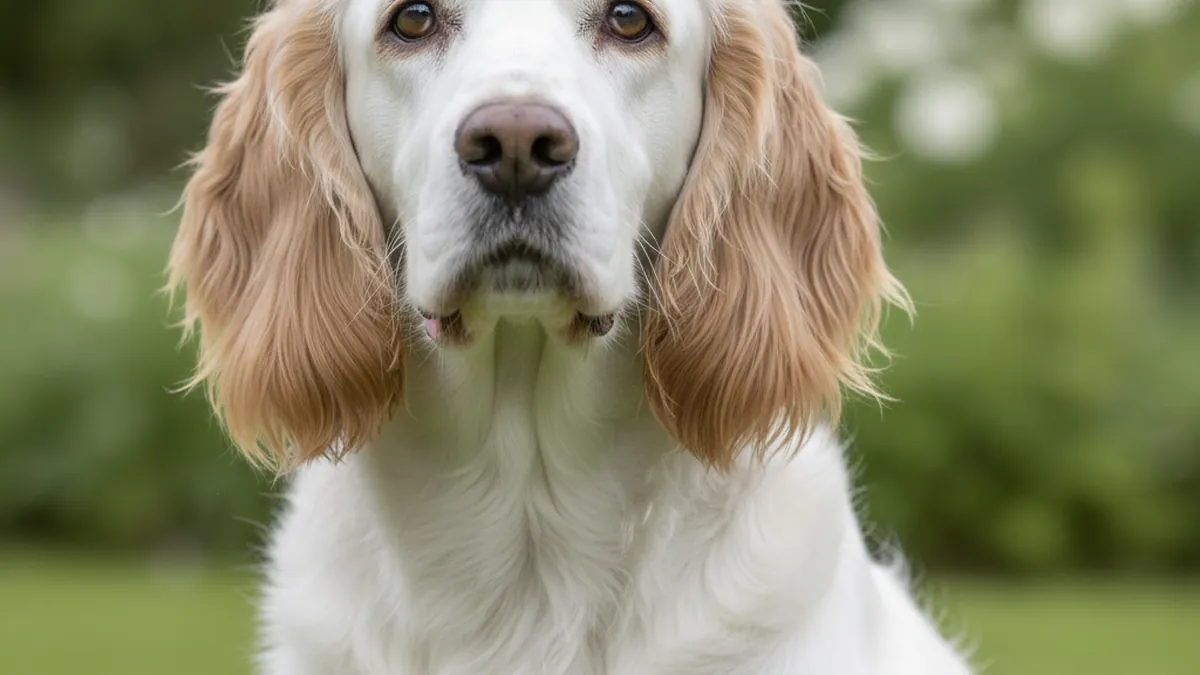 Clumber Spaniel dog