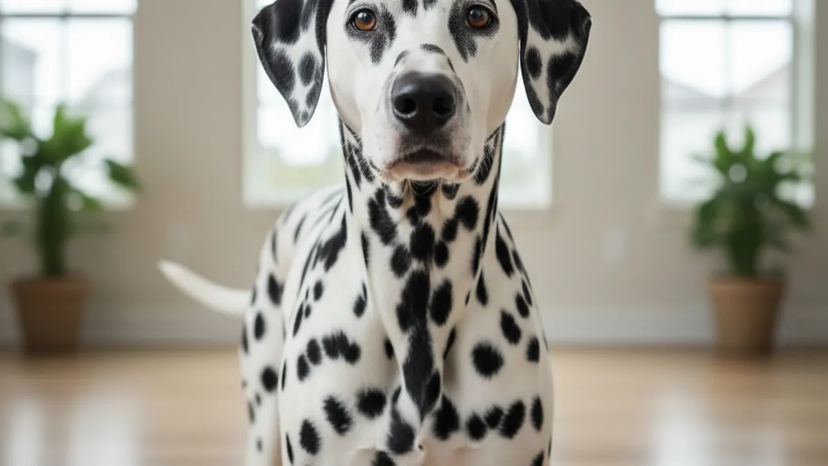 A Dalmatian dog