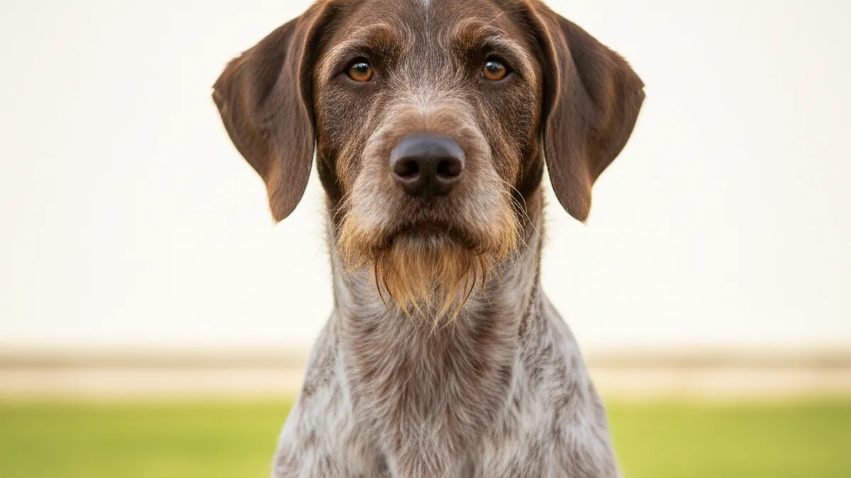 German Wirehaired Pointer dog