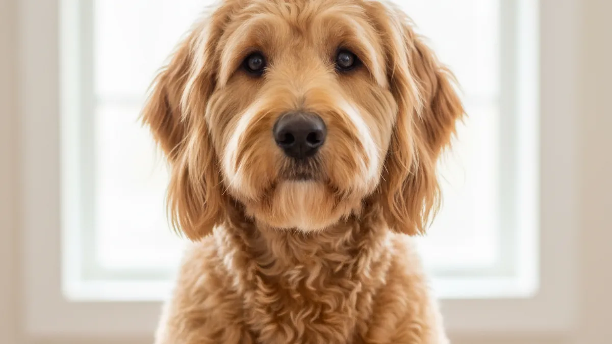 Goldendoodle dog