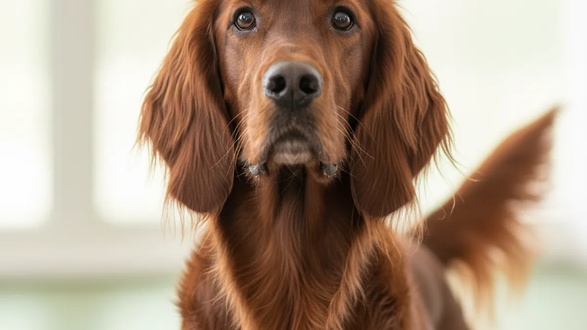 Irish Setter dog