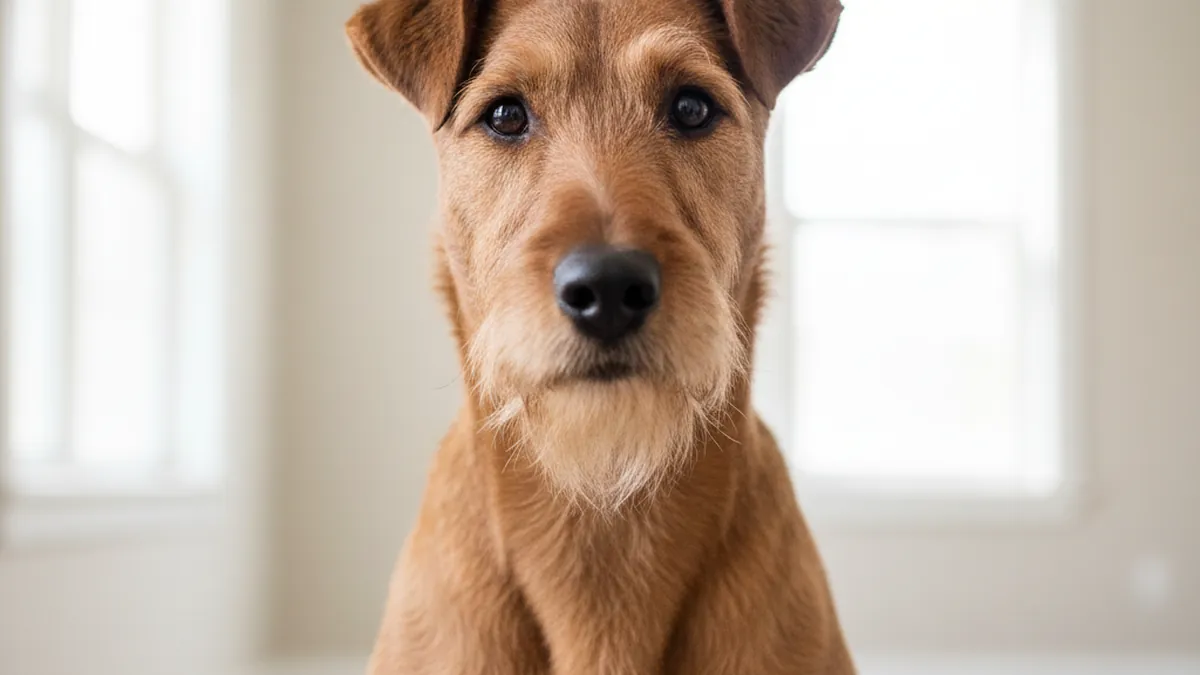 Irish Terrier dog
