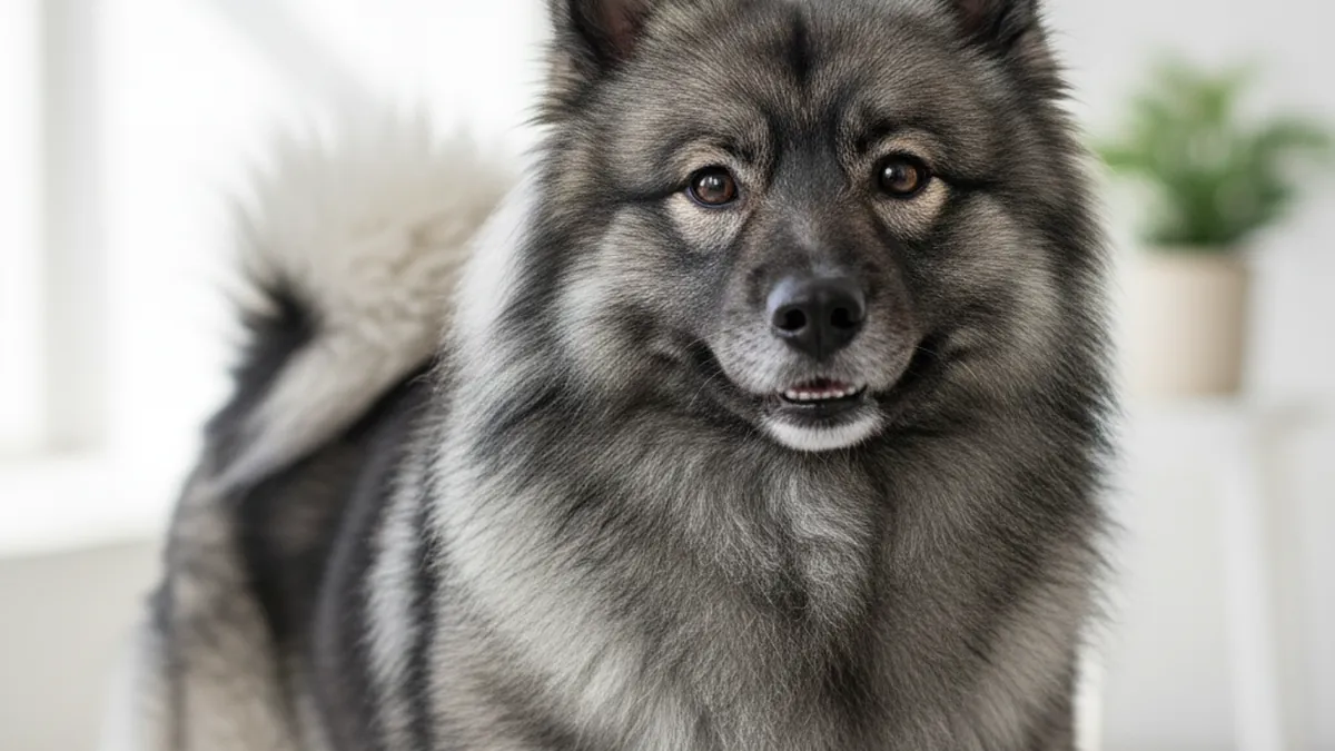 Keeshond dog