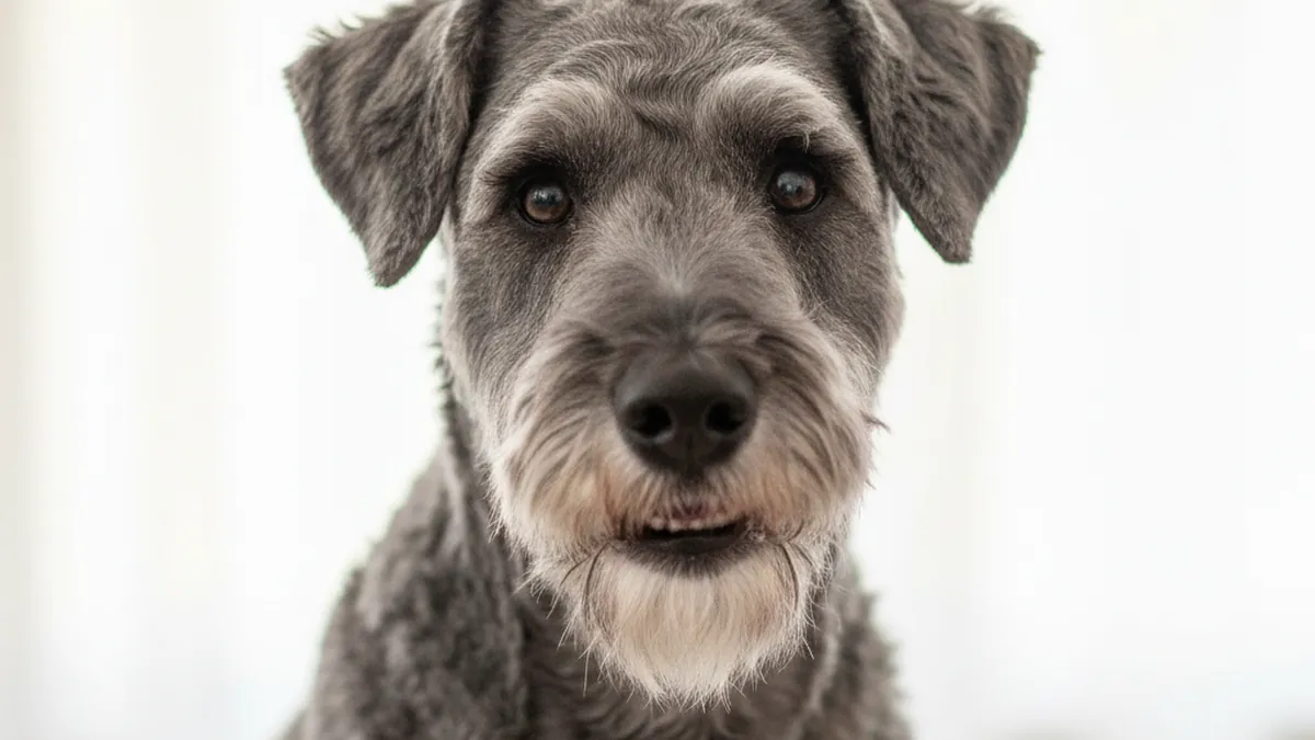 Kerry Blue Terrier dog