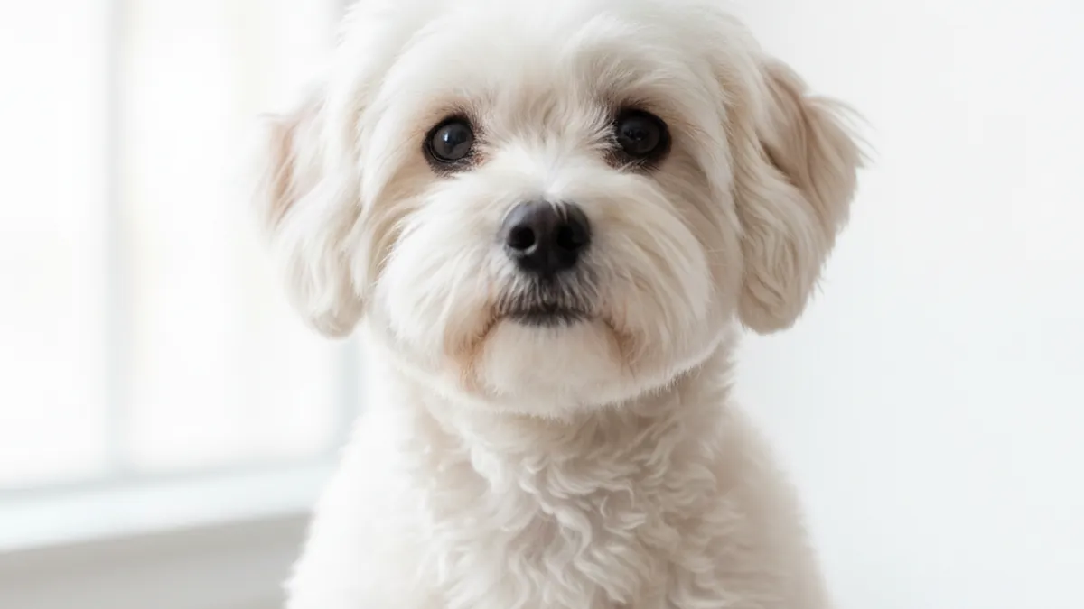 Maltipoo dog