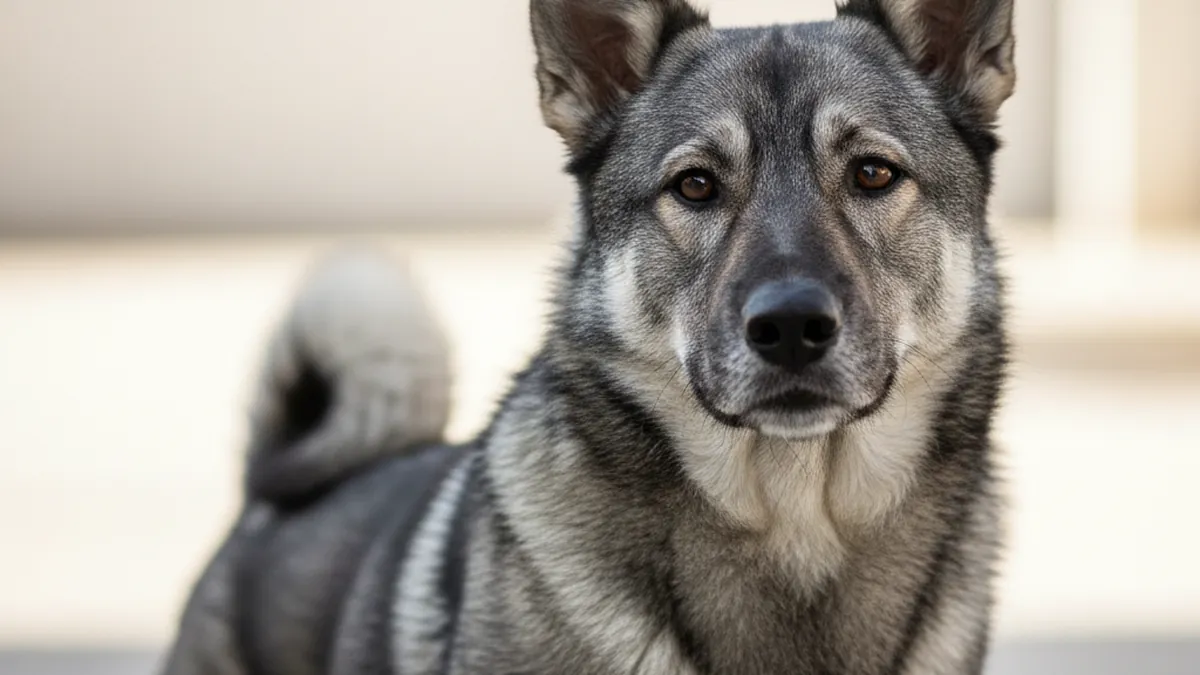 Norwegian Elkhound dog