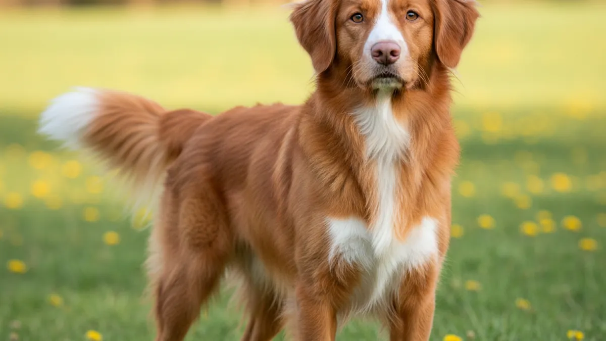 Nova Scotia Duck Tolling Retriever dog