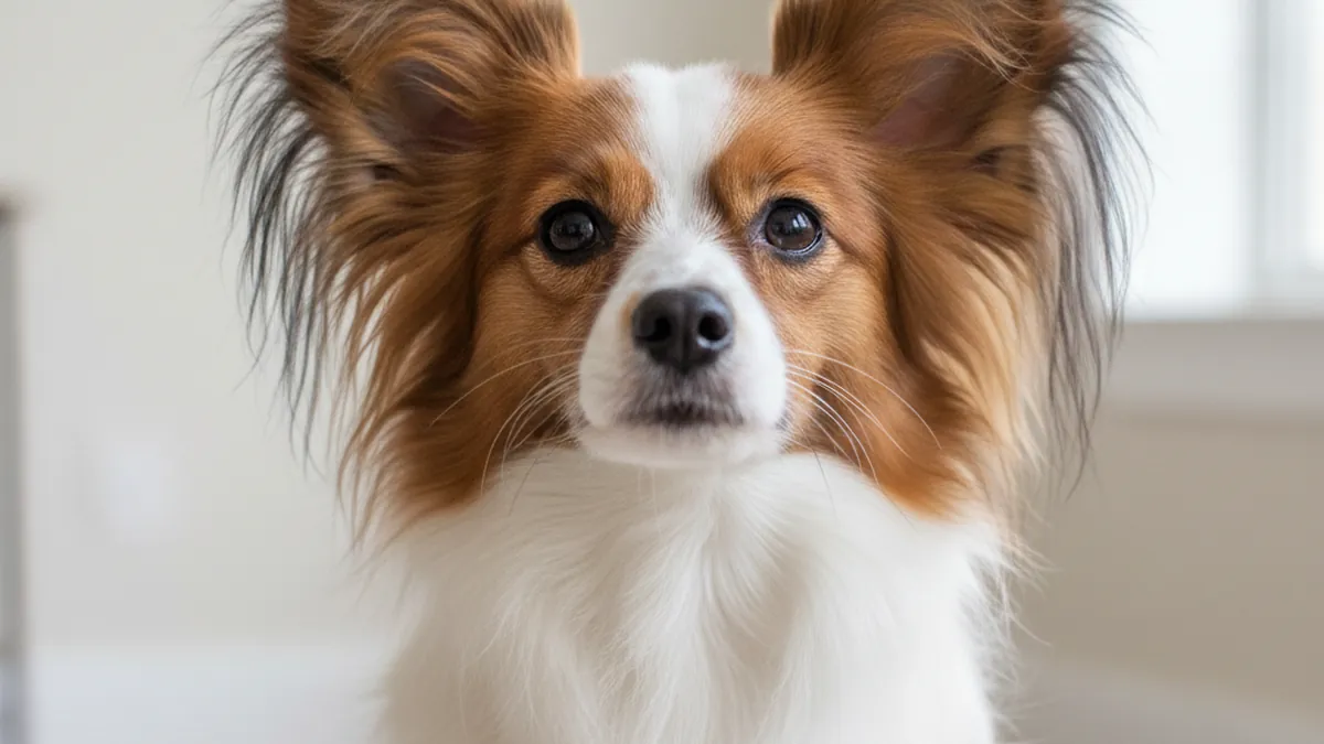 A Papillon dog