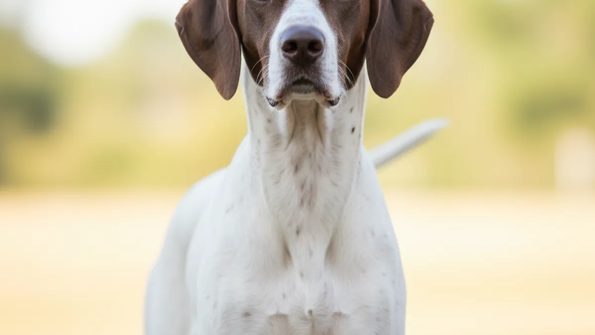 A Pointer dog