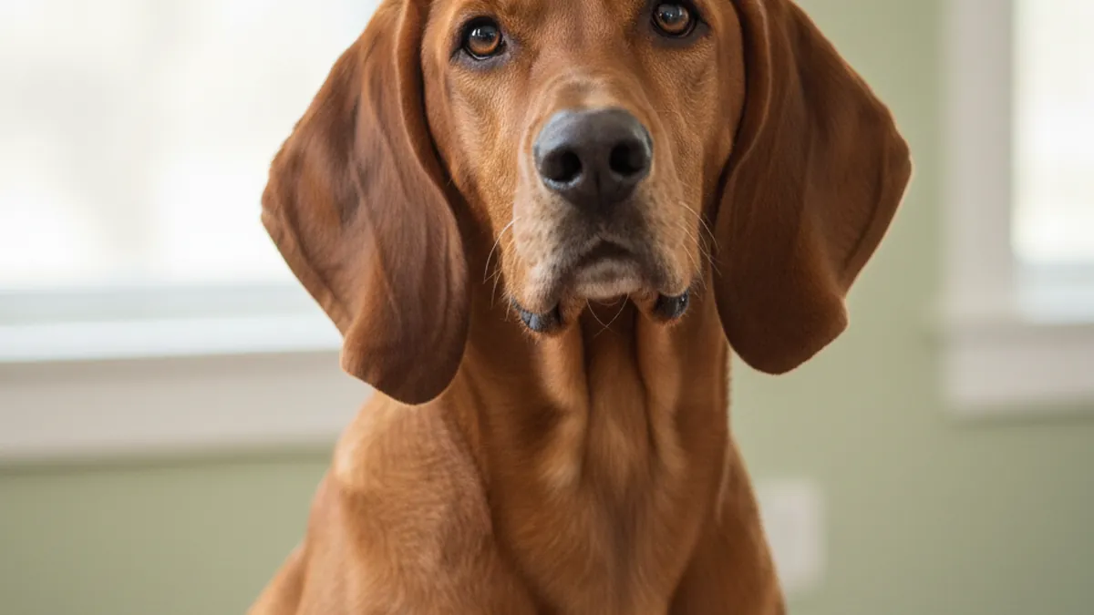 Redbone Coonhound dog