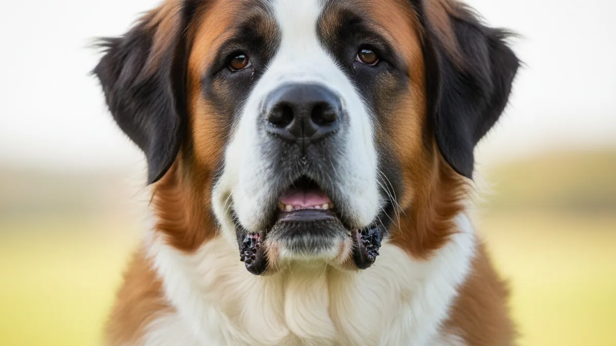 Saint Bernard dog