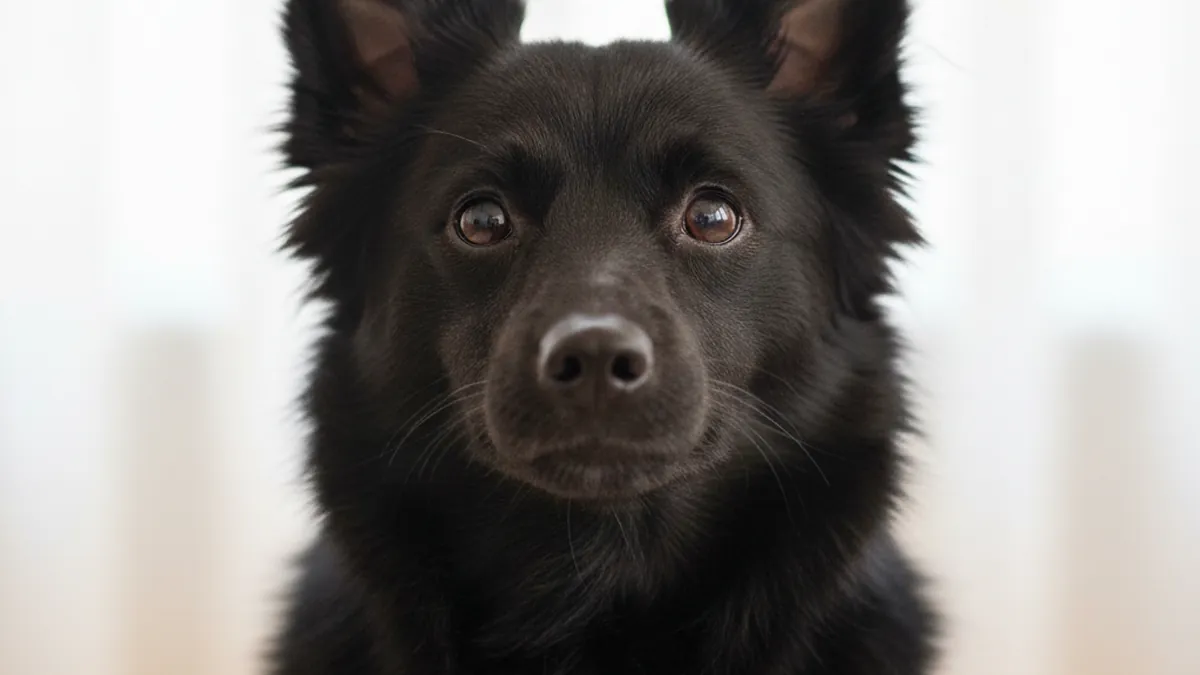 A Schipperke dog