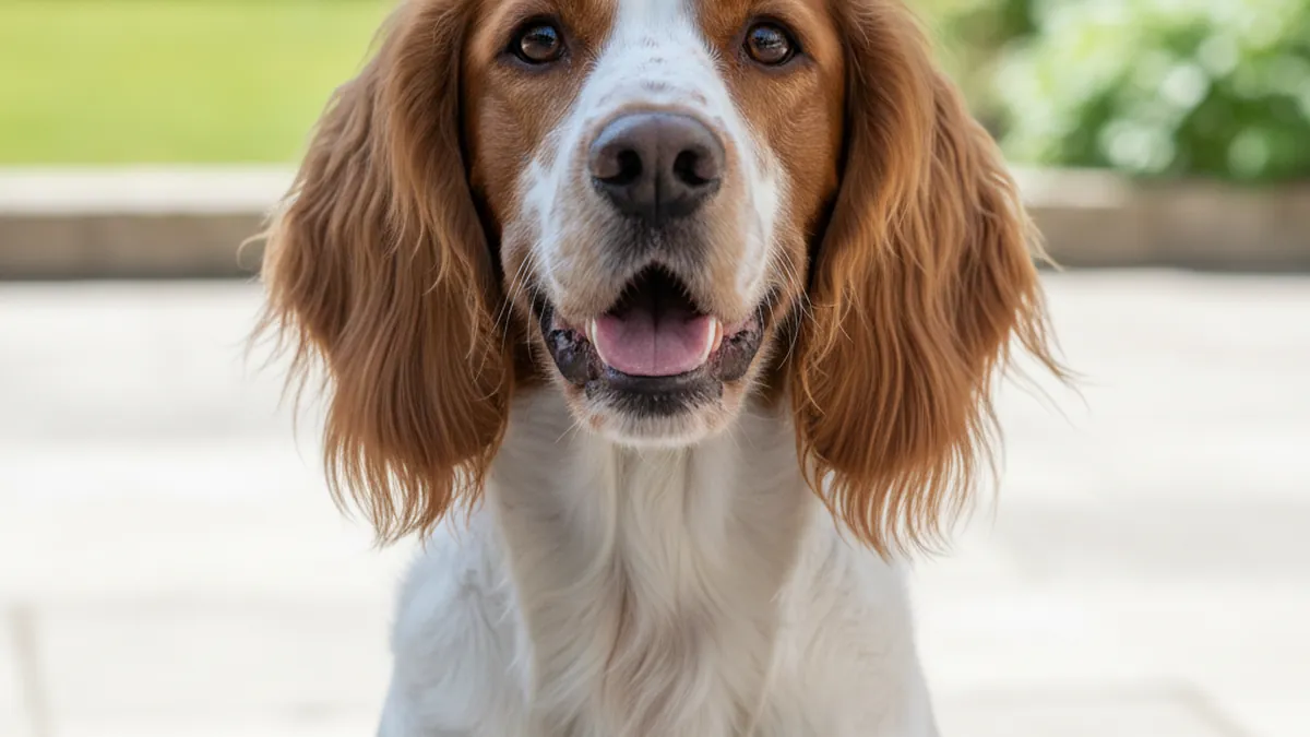 A Welsh Springer Spaniel dog