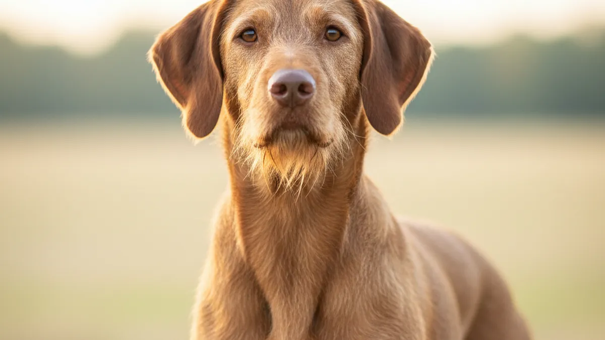 Wirehaired Vizsla dog